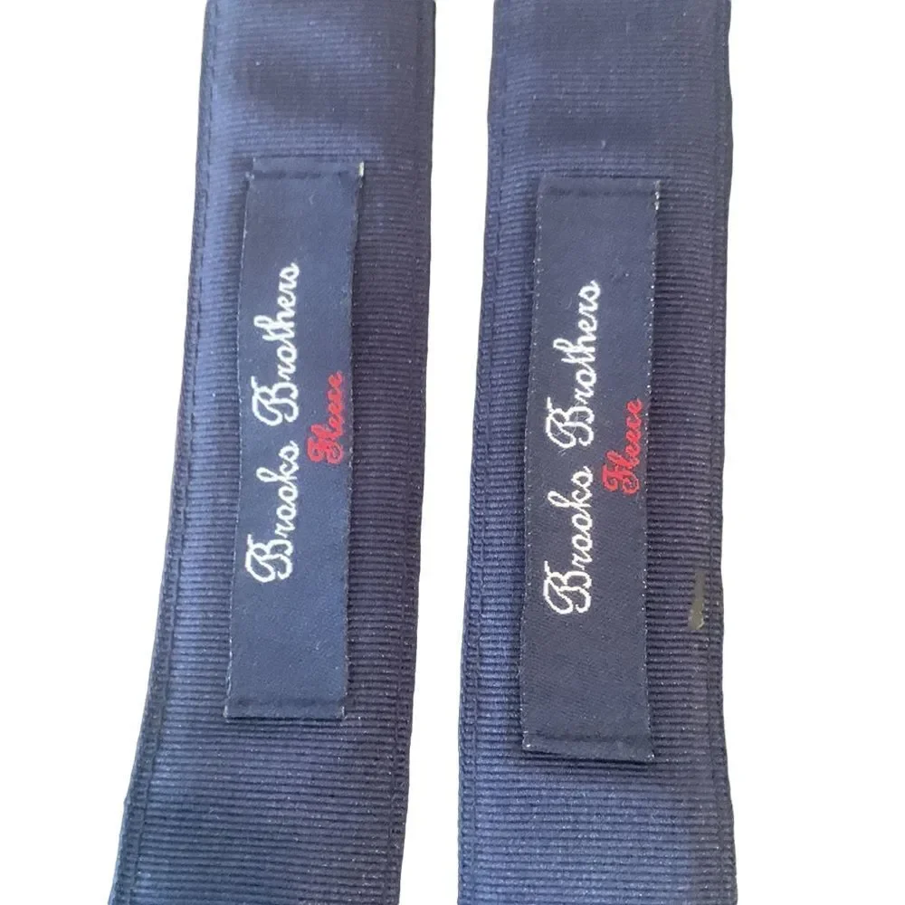 2 Brooks Brothers Adjustable Boys Belts, Classic Preppy Style, Large Medium